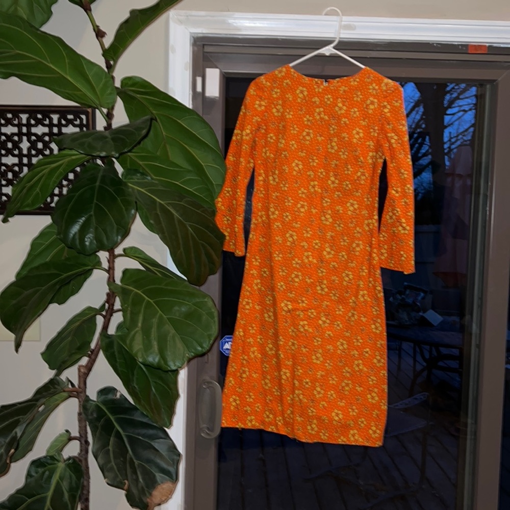Retro Flower Cotton Dress